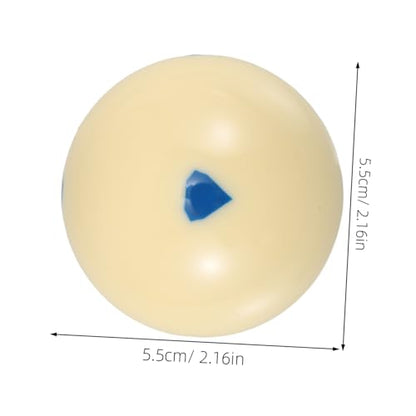 Resin Six-Point Billiard Cue Ball Pool Training Practice Artifact for All Skill Levels Precision Craftsmanship Chip-Resistant Surface Balanced Weight for Improved Control and