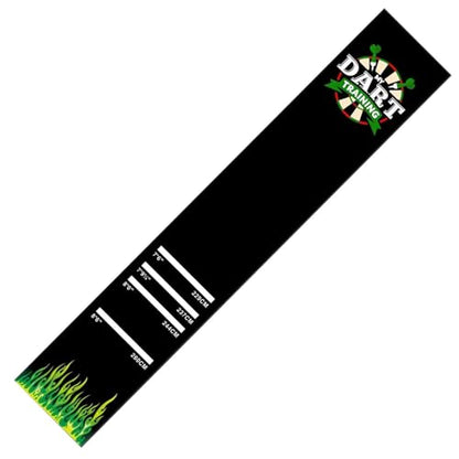 Darts Mat with 4 Standard Oche Throw Lines, 300x34cm Non Slip Dartboard Floor Protection Mats, Professional Regulation Dart Oche Mat for Game Room Living Room Home Bar Use - color: B