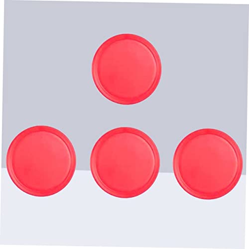 8 Pcs 50mm Air Hockey Pushers Replacement for Hockey Tables Ergonomic Paddles Set