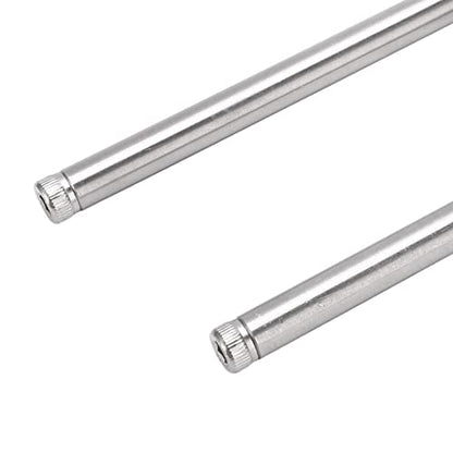 Billiard Cue Tip Presser, Stainless Steel Billiard Cue Tip Shaper Snooker Stick Tip Compressor Press Tool for Tips from 9mm to 14mm
