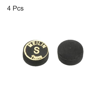 PATIKIL Pool Cue Tips Multiple Layer Pool Billiard Cue Tips Laminated Glue-on Snooker Stick Tip Billiard Accessories - size: 11mm, style: Soft