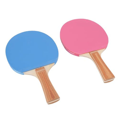 Premium 7 Ply Wood Table Tennis Paddles Set with Rubber for Indoor and Outdoor Games, Practice and Matches, 2 Paddles