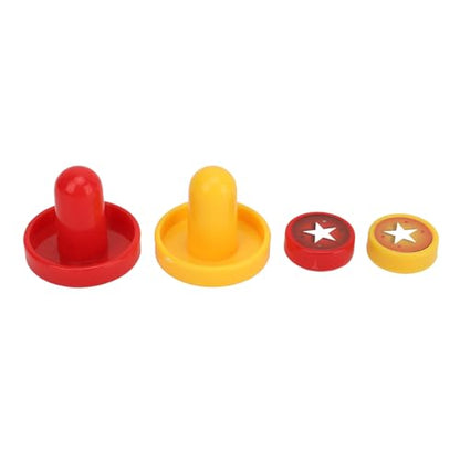 Air Hockey Table, 2 in 1 Portable Compact 2 Player Mini Hockey Game, Competitive Tabletop Puck Game with Modes and Accessories for Kids Teens Adults Family