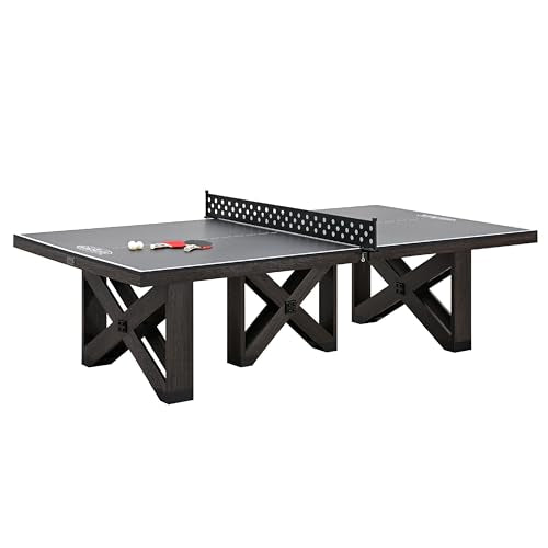 Barrington Table Tennis Multiple Style Ping Pong Tables with Metal Nets, Perfect for Family Game Rooms - style: 9 Ft. Fremont (w/Storage Drawer)