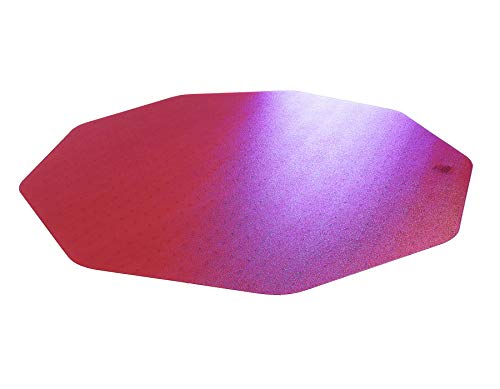 FLRFC121001009RC - Cleartex 9Mat Ultimat Polycarbonate Chairmat for Hard Floor in Cerise Pink (38 X 39) - color: Cerise Pink