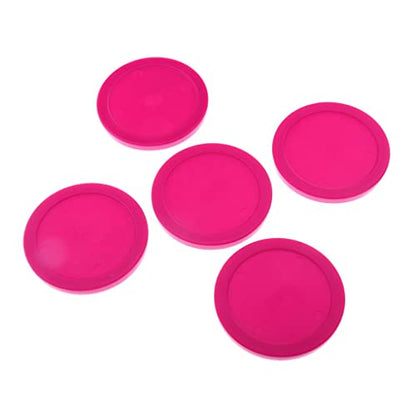 Generic 5 Pieces 62mm Air Hockey Replacement Pucks for Full Size Air Hockey Tables