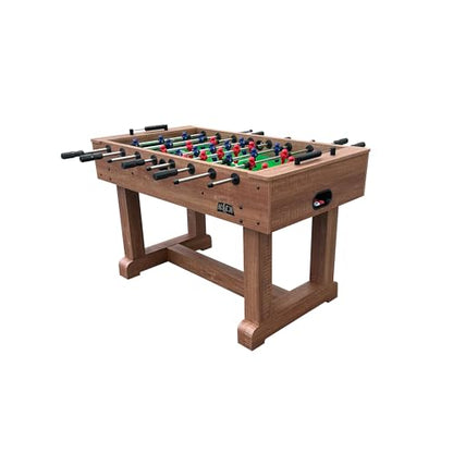 KICK Brigade 55" Foosball Table – Professional Full-Size Indoor Game Table - color: Brown