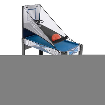 5-in-1 Multi Game Table for Family, Combo Game Table with Pool, Hockey, Ping Pong, Basketball, Adjustable Legs, Compact Size for Home, Game Room, Outdoor, Ideal Gift for Kids and Adults
