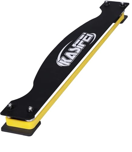 kasifei Professional Steel Hockey Training Passer, 24" Double-Sided Puck Rebounder, Shooting and Passing Practice Aid