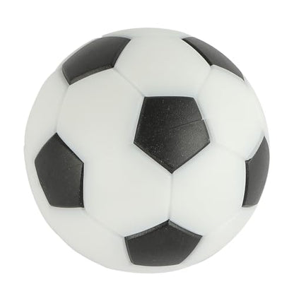 Pack of 9 Foosball Balls Mini Soccer Balls - Small Soccer Ball Replacements for Foosball Table Fun Home Recreation - color: Black/White- 9PCS