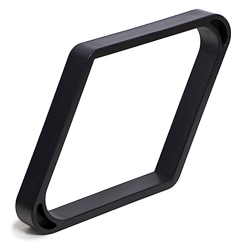 OKKO Billiard Pool Table Heavy-Duty Deluxe Plastic 9 Ball Diamond Rack for 2 1/4" Pool Balls