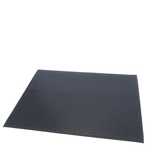 Creative Arcades Vinyl PVC Floor Protection Mat, Perfect for Standing Long Durations, Placing Arcade Machine or Heavy Items on Floor, Floor Protection, Durable Material, 36" x 48", Black