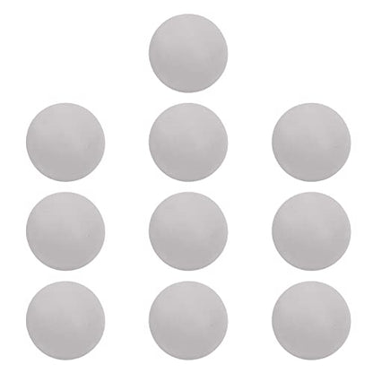 Drfeify EVA Foam Balls, 10pcs 65mm Soft Practice Balls with High Hit and Abrasion Resistance for Indoor Outdoor Training, Kids and Pets Play - color: Grey