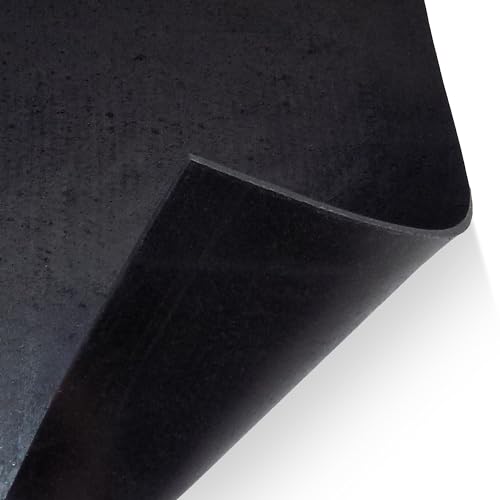 Exactly Rubber - Neoprene Sheet, 60A Durometer Rubber Mat, Gasket Material with -30 to 195°F Temperature Resistance, Oil and Gasoline-Resistant Rubber Sheet, Made in The USA, 1/16 x 3" x 9" - size: 1/16 x 3 x 9