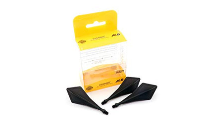 CUESOUL TRAJ AK8 New Integrated Dart Flights and Shafts Wave Shape,Very Slim Dart Flight 3 Sets - color: Diamond Shape-Black
