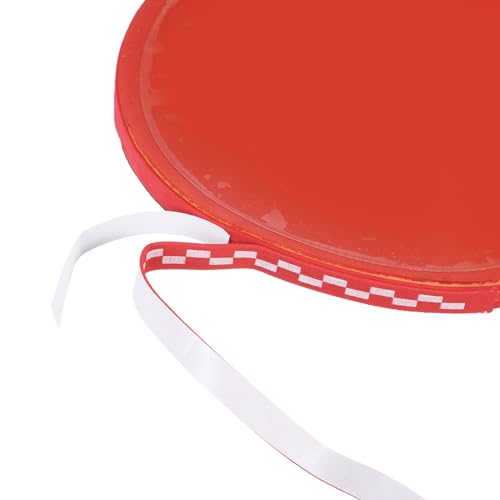M METERXITY 10 Pack Ping Pong Edge Tape - EVA Table Tennis Side Protective Tape Apply to Cover Racket Edge Daily Use (18" Long, Red)