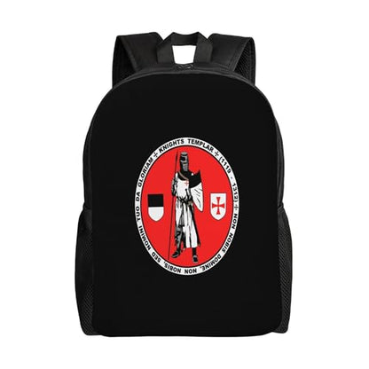 Knights Templar.Jpeg Backpacks For Men Women Book Bag Travel Hiking Camping Work Lightweight - color: Ye16