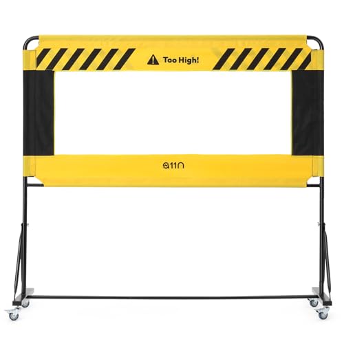 A11N SPORTS Portable Pickleball Dink Net with Wheels – Ideal Pickleball Trainer Practice for Indoor/Outdoor Dink, Drop, Chop & Control Drills, Includes Carrying Bag