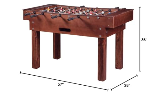 Portuguese Professional Wood Foosball Soccer Table Matraquilhos Home Edition