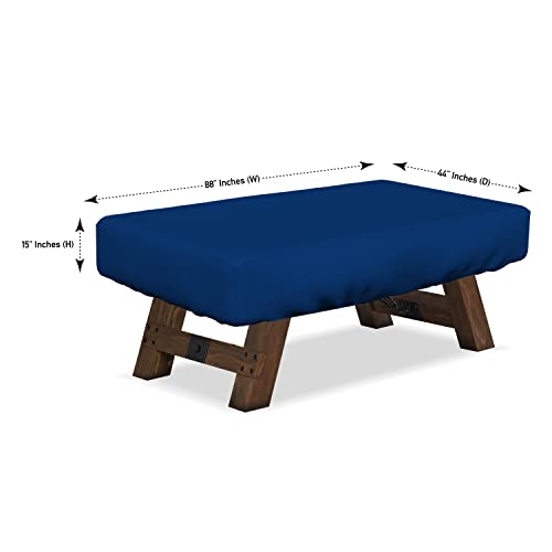 Covers & all Air Hockey Table Covers, Made of 18 Oz Waterproof & UV-Resistant Cover Tuff Fabric, Suitable for Indoors/Outdoors (88" W x 44" D x 15" H, Blue)
