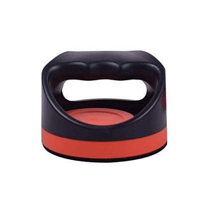 Plastic Air Hockey Strikers/Pushers, 2 PCS 4" Plastic Air Hockey Pushers and 4 PCS 2.75" Pucks Replacement for Game Tables Goalies Equipment Accessories - style: Black