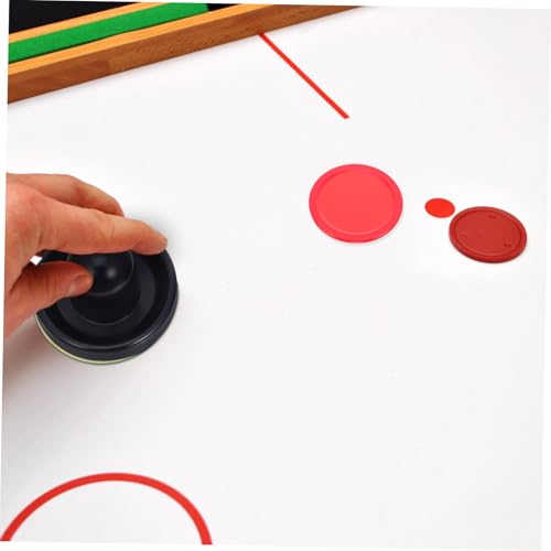8pcs Air Hockey Pushers Air Hockey Replacement Parts for Adults Kids Handles Paddles Goal Child Desktop