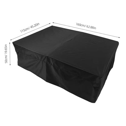 LIOOBO Foosball Table Cover Waterproof Oxford Cloth Full Protection for Outdoor Game Tables Weather Resistant Dustproof and Sturdy