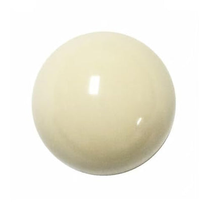 Replacement Billiards Ball, 2-1/4" Regulation Size, Object Balls with Cue Ball & Billiard #8 Ball, Standard Billiards Ball Accessories - color: Cue Ball