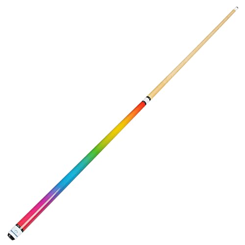 HomeSeason Pool Cues 58 inch Pool Cue Stick with 12.7mm Fiber Leather tip for Beginner, Commercial and Home Entertainment - color: 1-Pack(B)
