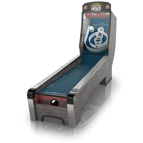 Skee-Ball Arcade Table Machine Game for Home Basement Recreation Room - Premium Nostalgic Classic Fun of Roll and Score - Made in The USA - color: Indigo