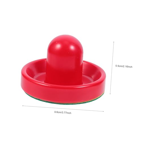 Air Hockey Pushers and Pucks Plastic Hockey Accessories High Impact Resistance Ergonomic Design Comfortable Grip Replacement Large Mallets in Blue Black Red and Light Green