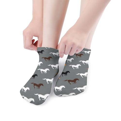 5 Pairs Women’s Low Cut Ankle Socks, Soft Athletic No Show for Running Yoga Daily Wear - color: Picture (14)
