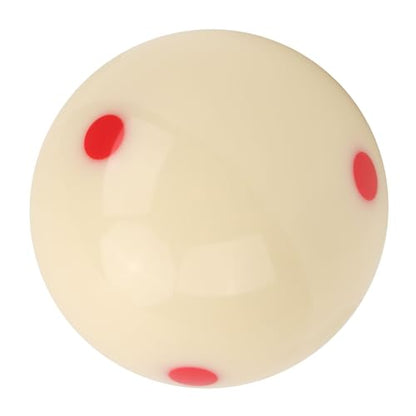 57.2mm DotSpot Cue Ball HighQuality Resin Billiard Training Ball for Practice Sessions Gym 1 Piece - color: Red Dot