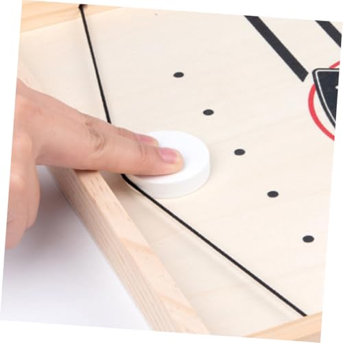 IMIKEYA 10pcs Fast Sling Puck Game for Boys and Girls Adults Dandanqi Chess Pieces Interactive Hockey Puck Board