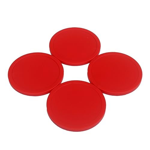 Milisten 4pcs Air Hockey Pucks Ergonomic Design for Comfortable Replacement Pieces for Game Tables for Boy Girl and Adults Enjoying Mini Ice Hockey