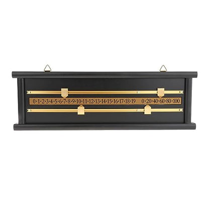 Shuffleboard Wall Mounted Scoreboard Snooker Scoreboard Counters Wooden Portable Billiard Score Keeper for Snooker Game Tabletop Games