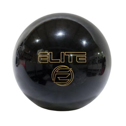 ELITE Star Polyester Bowling Ball - Customizable with Basic Drilling & Engraving Options - Great for Spare Shooting, League, Straight Bowlers - Beginner Entry Level - color: Black/Gold Sparkle, size: 8 lbs