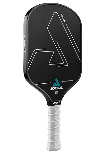 JOOLA Vision Pickleball Paddle with Textured Carbon Grip Surface Technology for Maximum Spin and Control with Added Power - Polypropylene Honeycomb Core Pickleball Racket 16mm