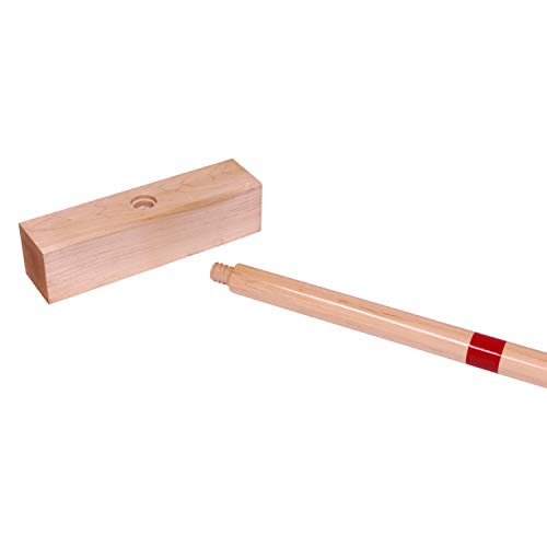 Family Tradition Croquet Set, 8-Player Wooden Croquet Game Set with Duffel Carry Bag, Amish-Made in Berlin, Ohio