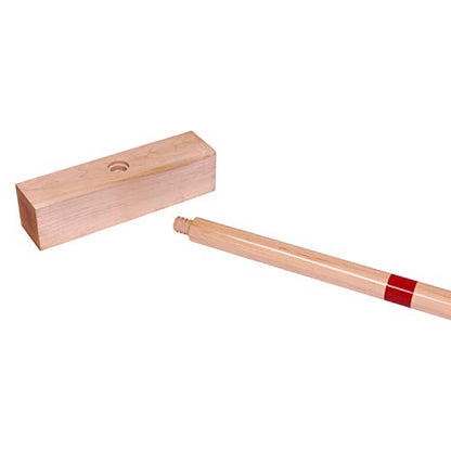 Family Tradition Croquet Set, 8-Player Wooden Croquet Game Set with Duffel Carry Bag, Amish-Made in Berlin, Ohio