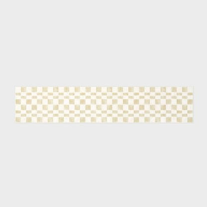 EVERGRACE Checkered Plaid Area Rug 2x10, Soft Fuzzy Faux Wool Rugs Washable Anti Slip Rugs Long Runner Rug Carpet for Entryway Bedroom Living Room Hallway Kitchen Dining Room and Laundry Room, Beige - color: Beige, size: 2' x 10' (Runner)