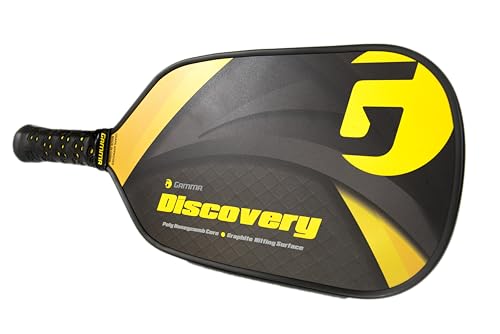 Gamma Pickleball Paddles, Venture Series, USAPA Approved, Graphite Composite Surface, Honeycomb Grip, Conqueror, Discovery, Odyssey, Unbeatable Control, High Performance - style: Discovery