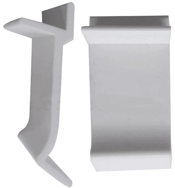 Generic Table Rim Clips - Helps Support Glass Tabletops (48), White, 30-916