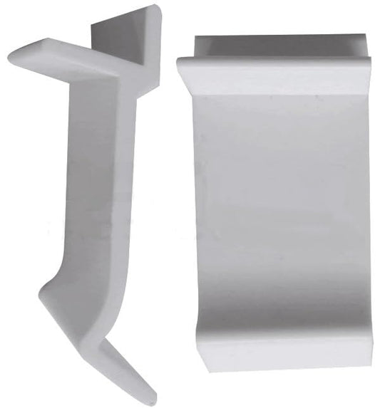 Generic Table Rim Clips - Helps Support Glass Tabletops (48), White, 30-916