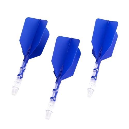 CUESOUL ROST T19 Integrated Dart Shaft and Flight Slim Shape M Size 28mm - color: Dark Blue