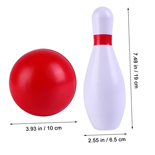 POPETPOP 1Set Colorful Bowling Ball Kit for Safe PU Material Fun Bowling with Pins Balls for Ages Easy to Assemble Play