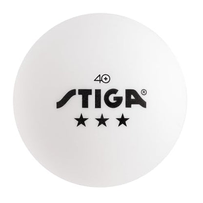 Stiga 3-Star Table Tennis Balls - color: White, size: 24 Pack