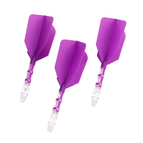 CUESOUL ROST T19 Integrated Dart Shaft and Flight Slim Shape M Size 28mm - color: Purple