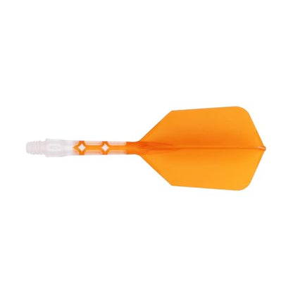 CUESOUL ROST T19 Integrated Dart Shaft and Flight Slim Shape M Size 28mm - color: Orange