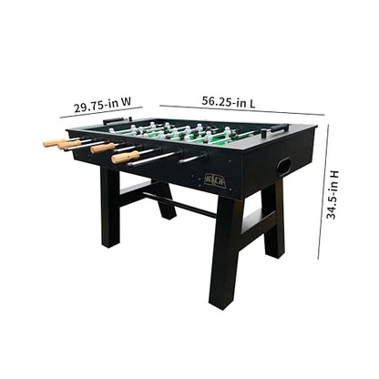 KICK Valkyrie 55" Foosball Table – Professional Full-Size Indoor Game Table - color: Black